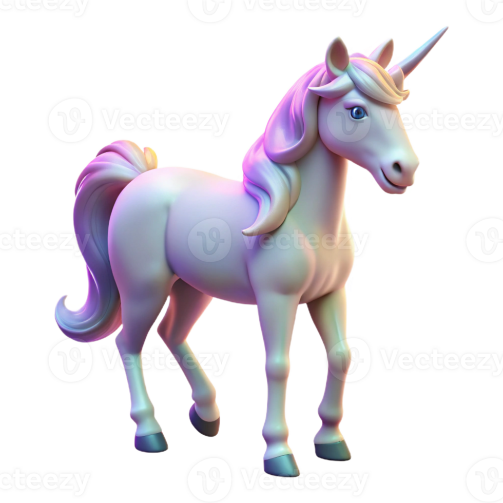 elegant modern A Mystical Depiction of a Unicorn Grazin high quality png