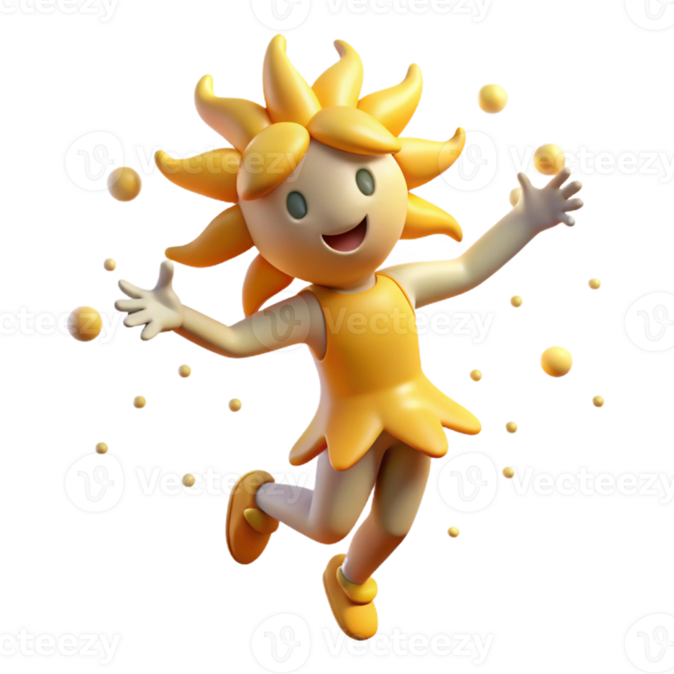 wonderful contemporary A Playful Sprite Dancing in a Sunbeam Dus high resolution png