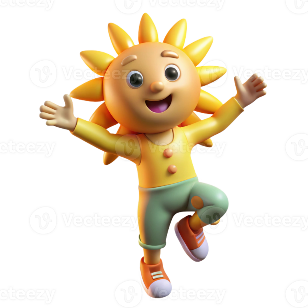 serene traditional A Playful Sprite Dancing in a Sunbeam B detailed png