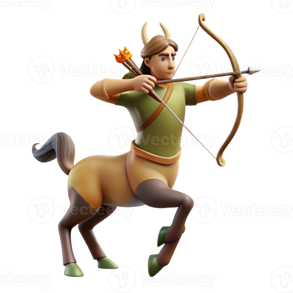 elegant classic A Centaur Aiming a Bow and Arrow Dynamic high resolution png