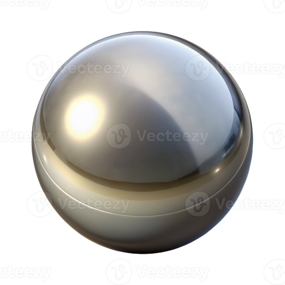 elegant traditional A Single Sphere Chrome Finish original png