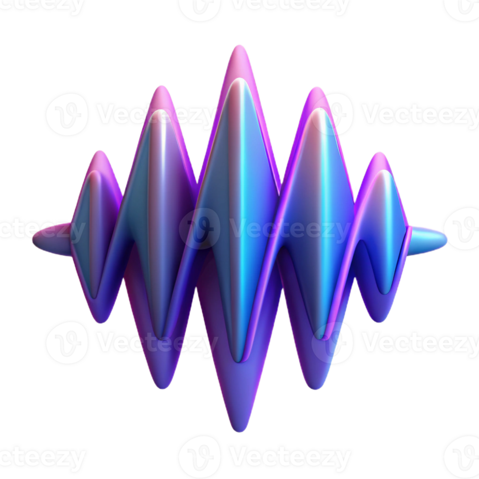 beautiful rustic Abstract Sound Wave Visualization genuine png