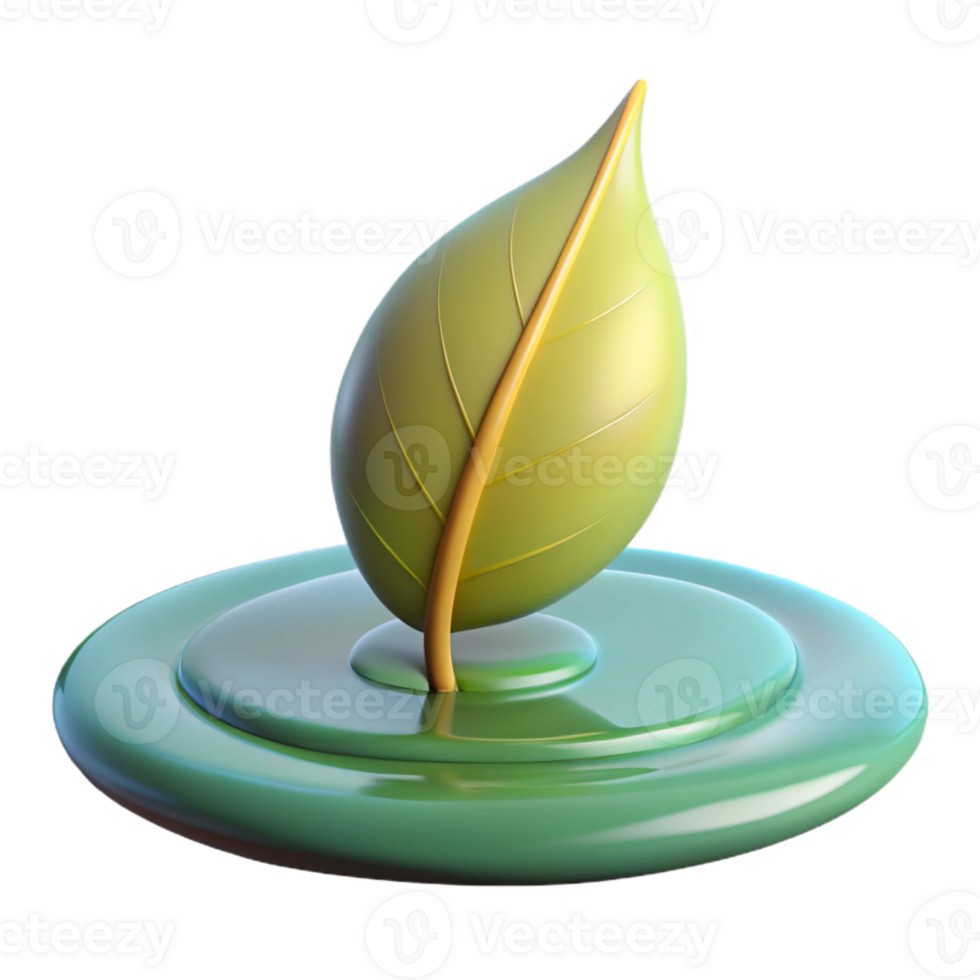 stunning rustic A Stylized Depiction of a Single Leaf Fl professional png