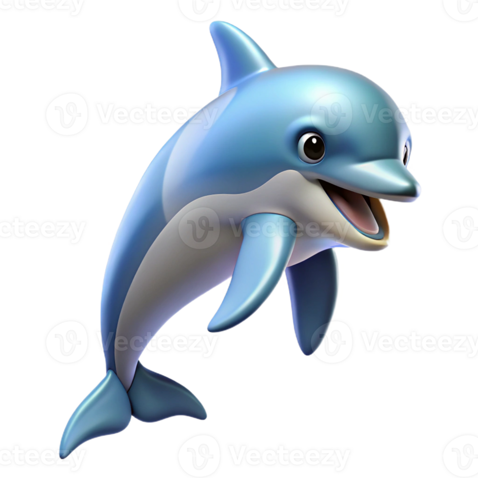 wonderful artistic A Playful Dolphin Leaping out of the Ocea premium png