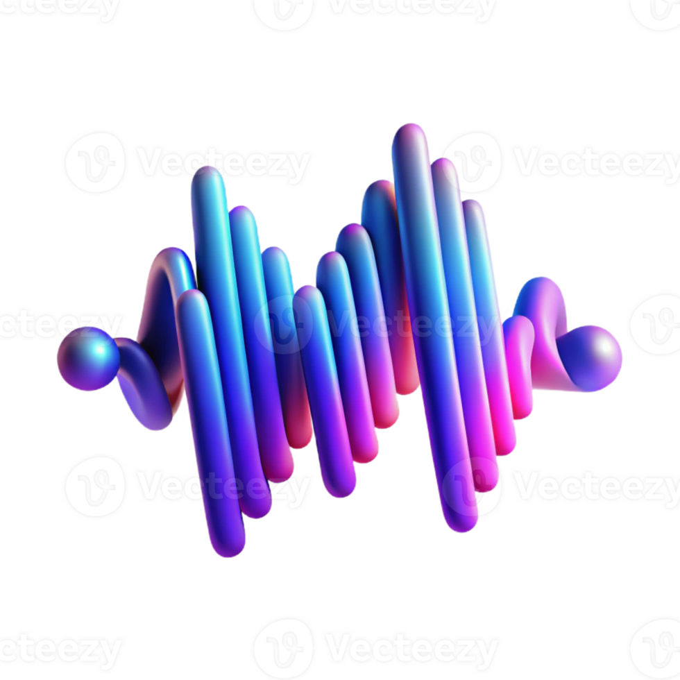 stunning minimalist Abstract Sound Wave Forms original png