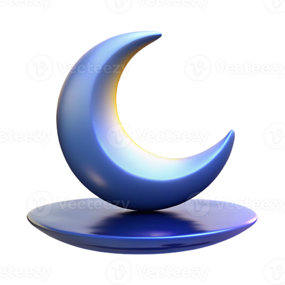 dramatic rustic A Crescent Moon Hanging in the Night Sky exclusive png