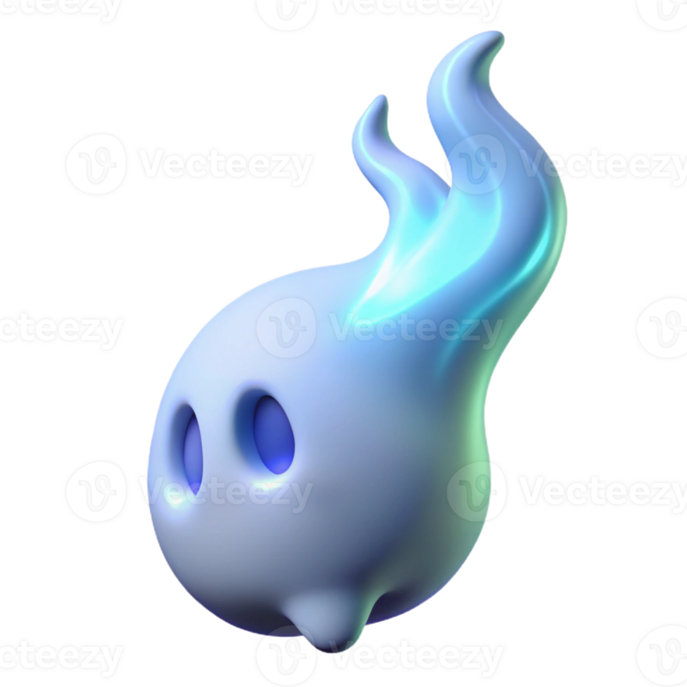 dramatic creative A Solitary Will O the Wisp Floating Thro original png