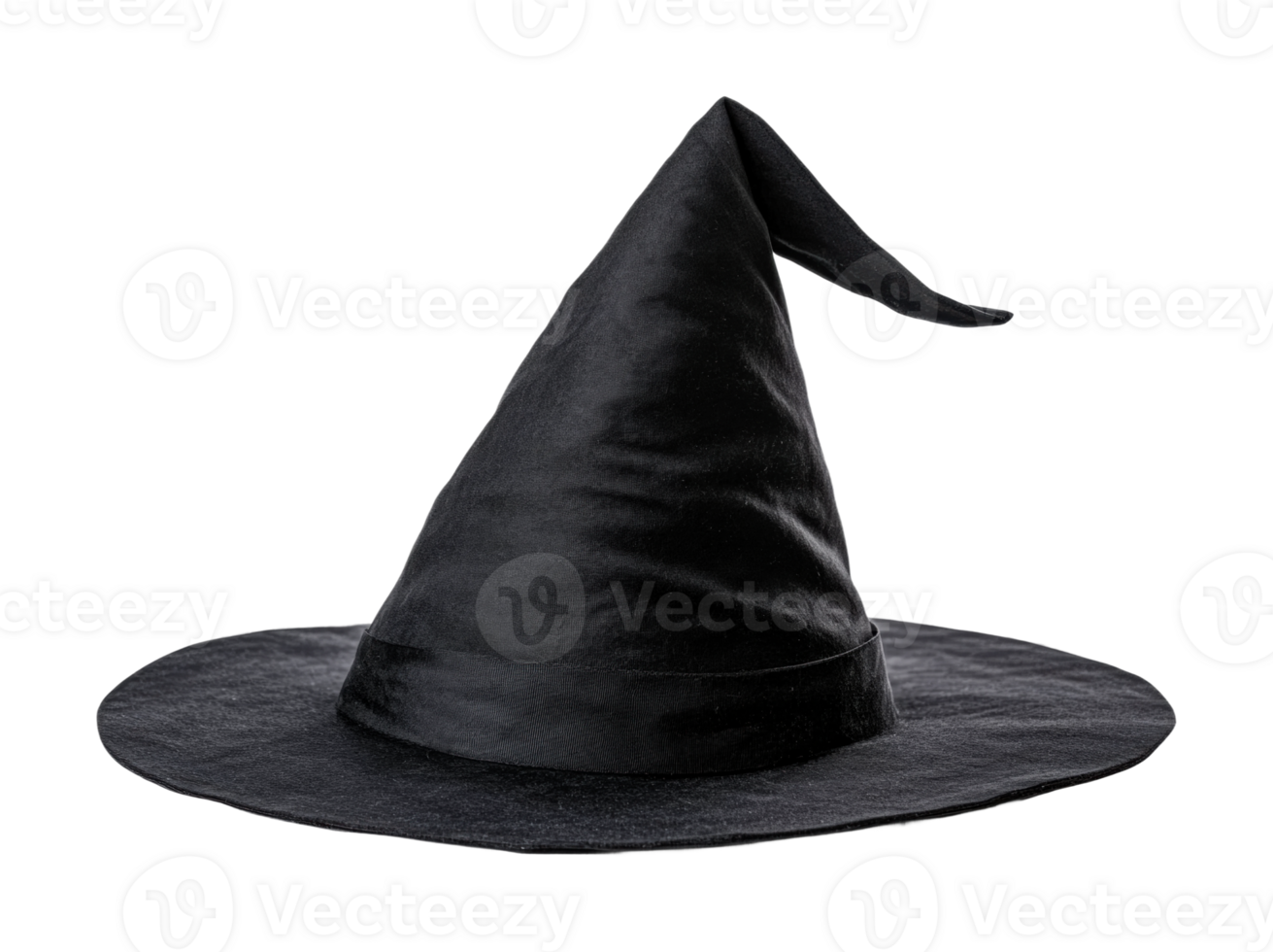Classic black witch hat, cut out png