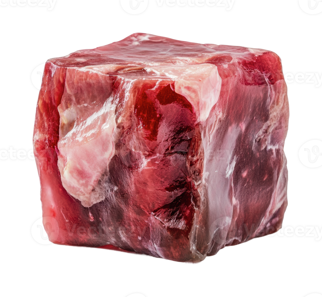 Red jasper crystal close-up showing natural patterns and texture, cut out png