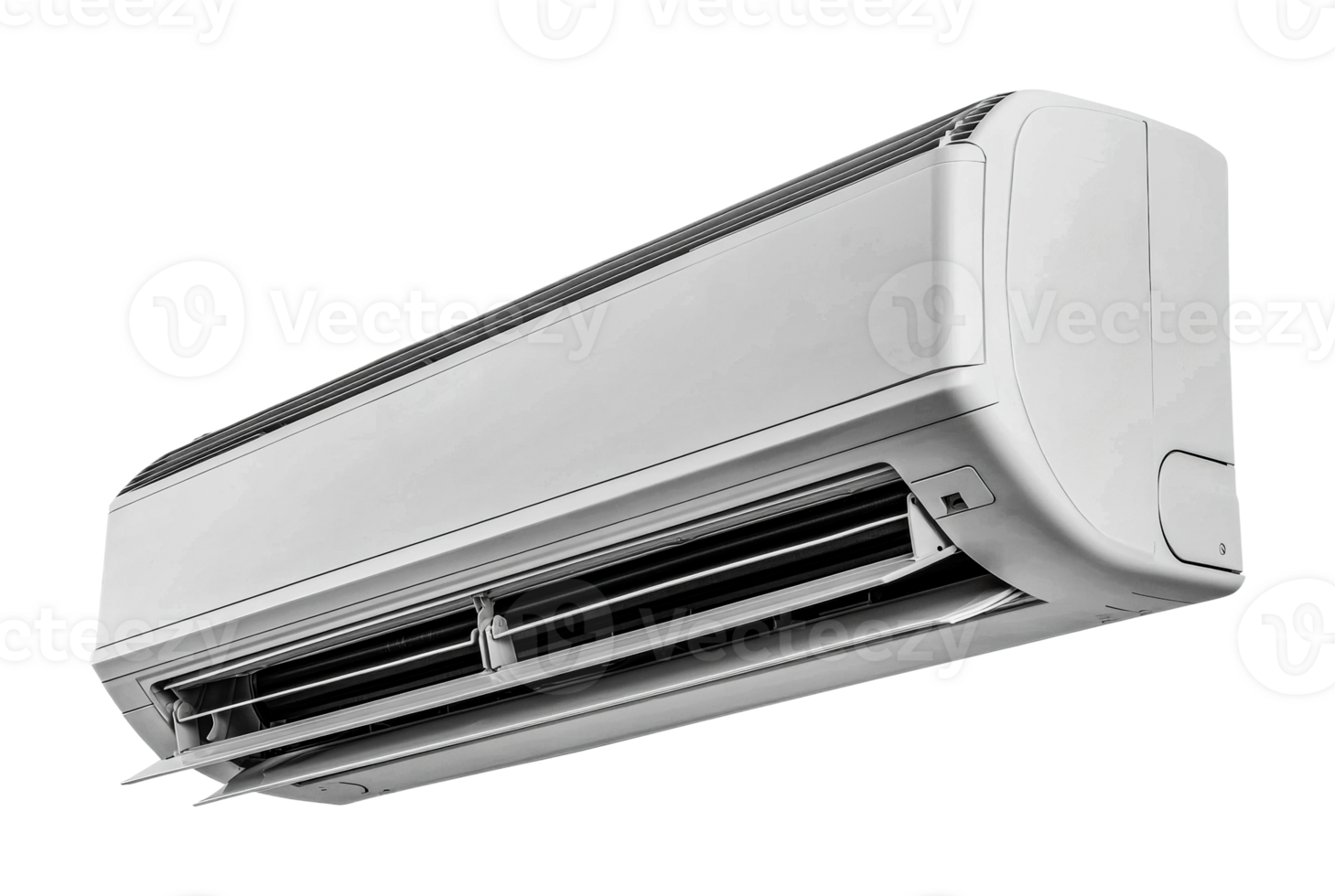 Modern wall-mounted air conditioner unit for efficient cooling, cut out png