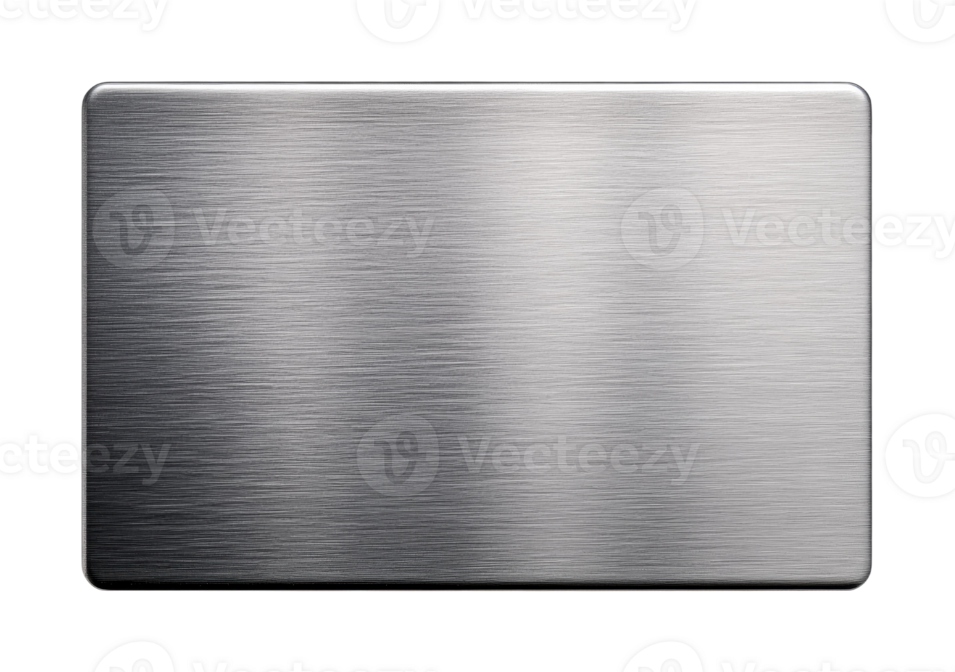 Rectangular silver metallic brushed surface close-up png
