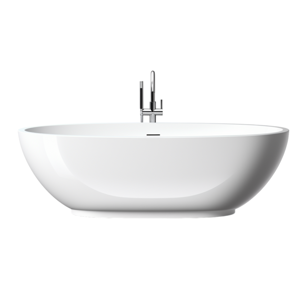 white ceramic sink a sleek silver faucet png