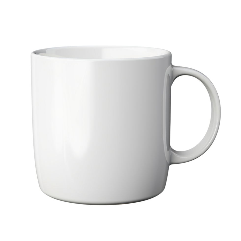 Simple white ceramic mug a hle minimal design png