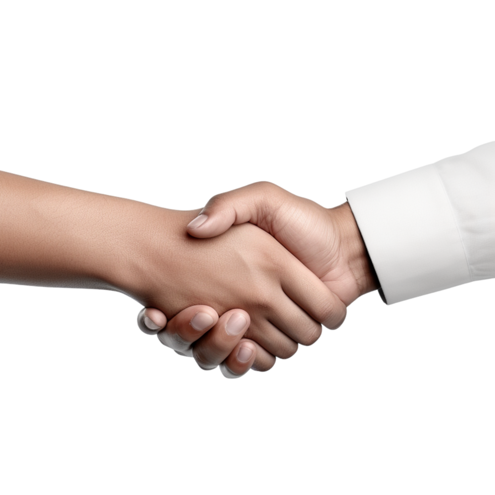 Firm hshake between two hs symbolizing agreement trust png