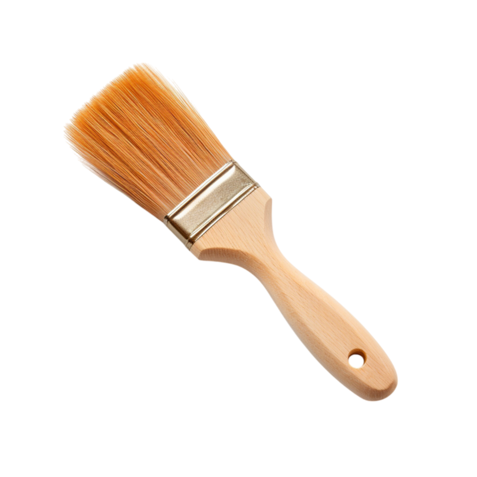 Wooden brush a thick hle clean bristles ready to use png