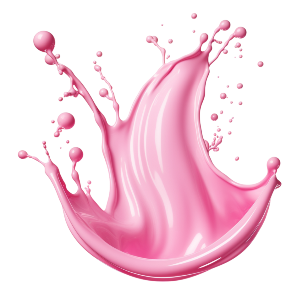 Pink splash istic motion png