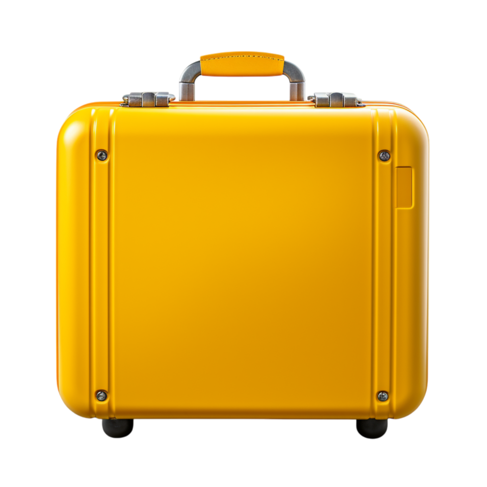yellow suitcase a hle wheels png
