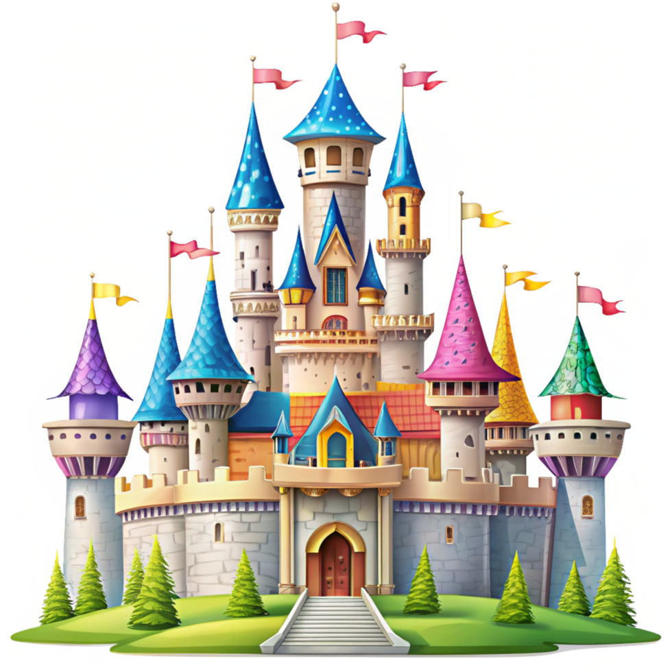 long buildings house is isolated on transparent background png