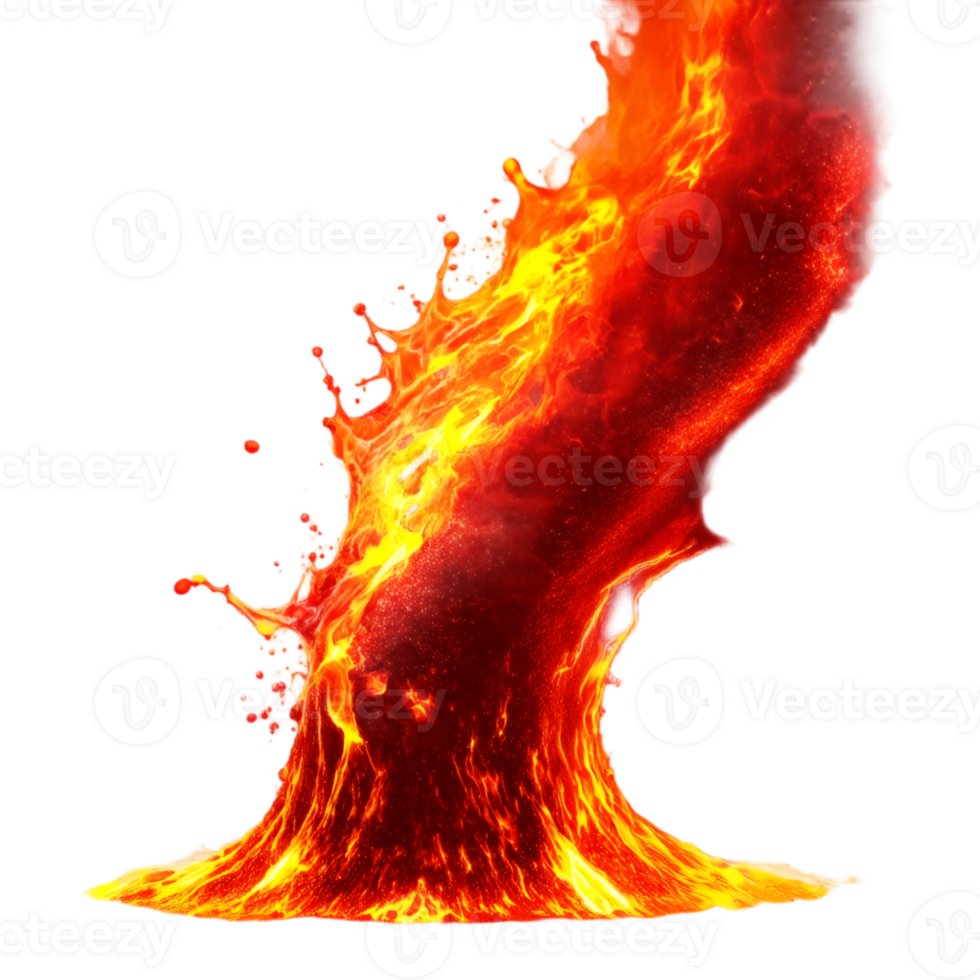 Realistic Detailed 3d Fire Flame Isolated on Transparent Background png