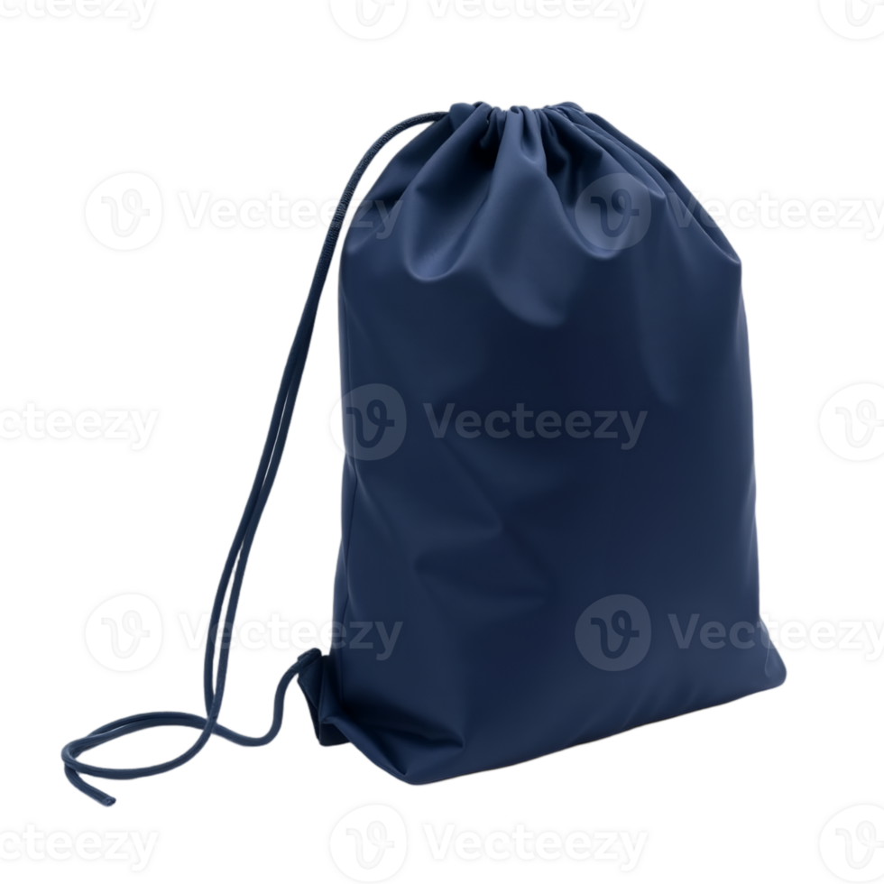 Blue bag isolated on a transparent background png