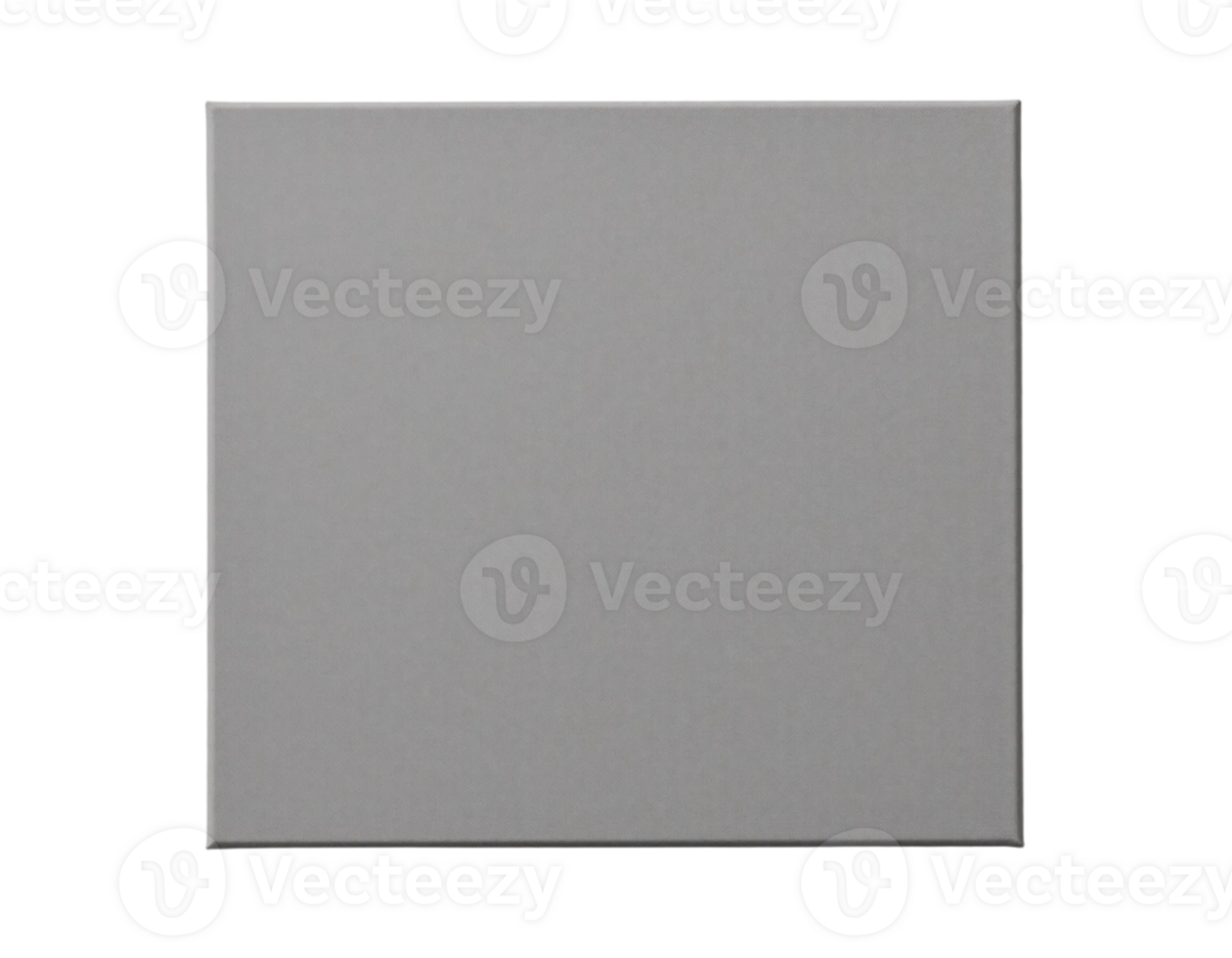 Grey paper sheet isolated on transparent background png