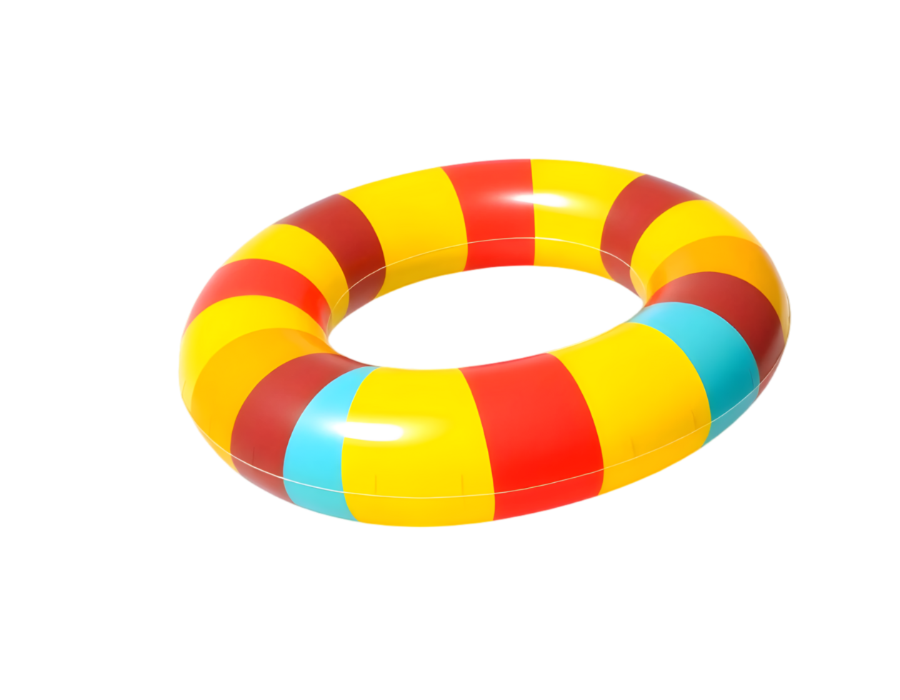 Inflatable ring isolated on transparent background png