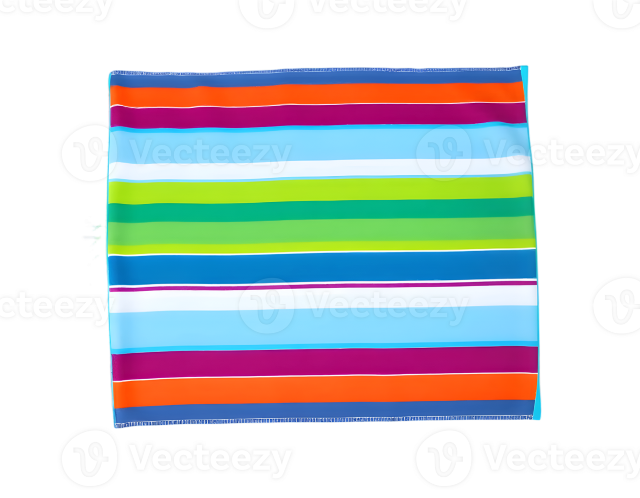 Striped fabric isolated on a transparent background png