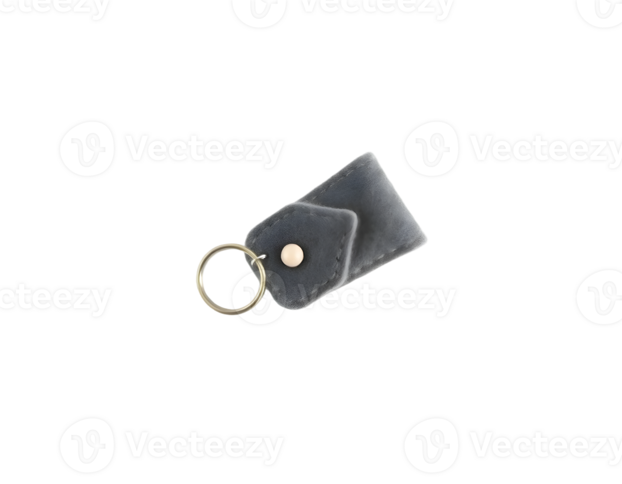 Realistic black tag with golden ring png
