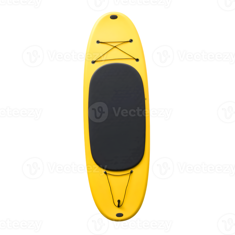 Yellow Surfboard Isolated On Transparent Background png