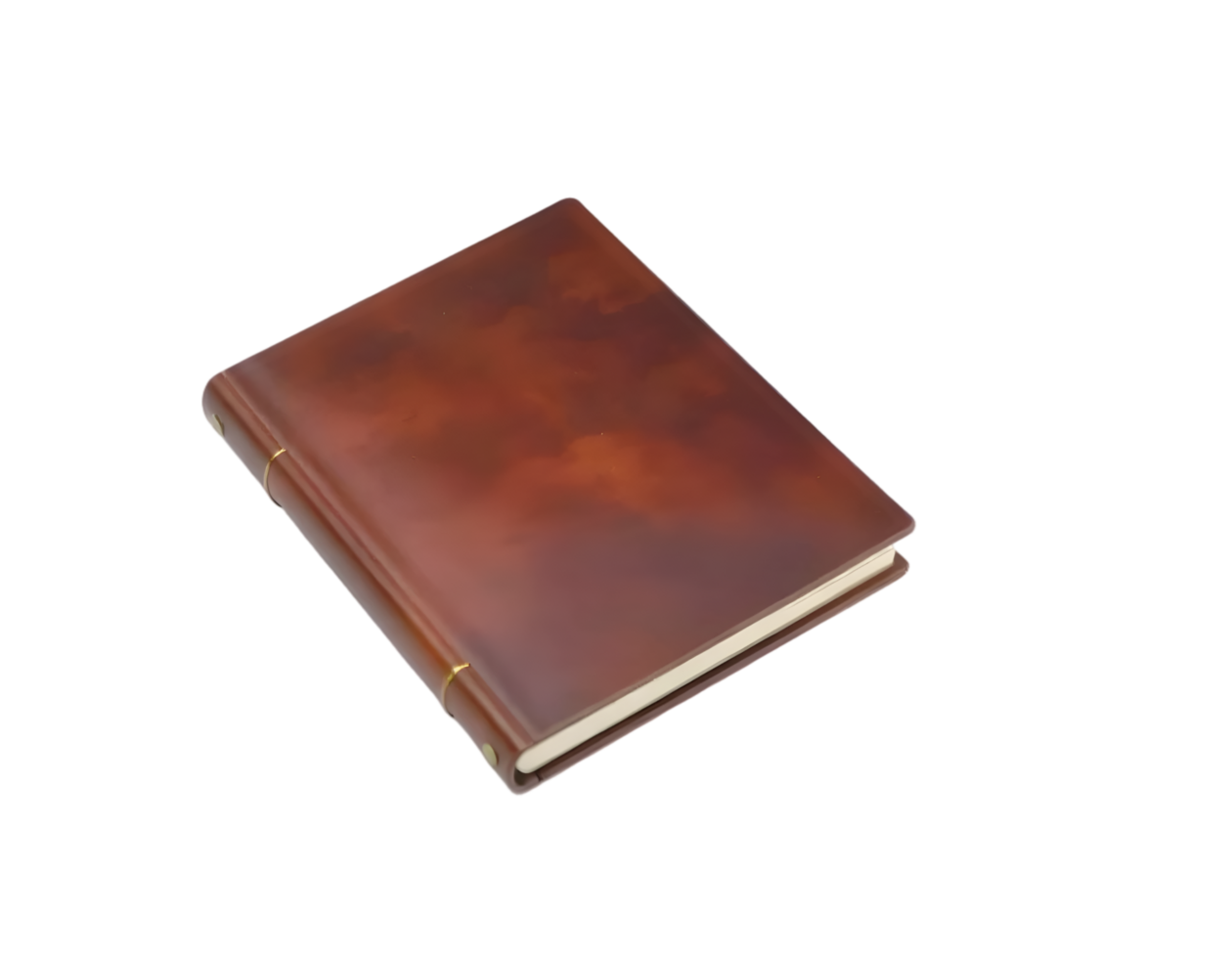 Brown book isolated on transparent background png