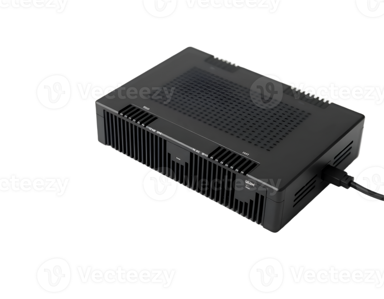 Black computer hard drive isolated on transparent background png