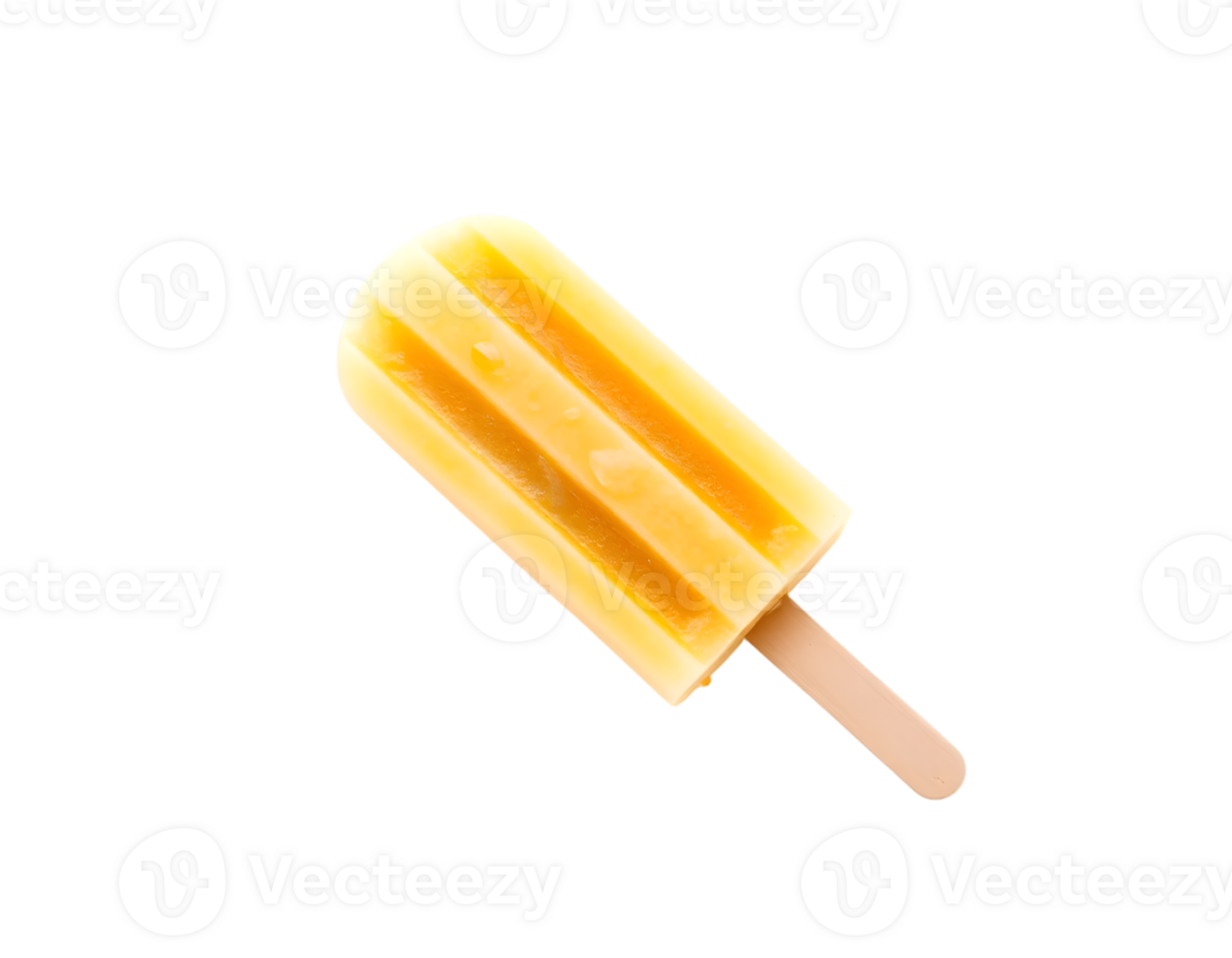 Ice cream on stick isolated on a transparent background png