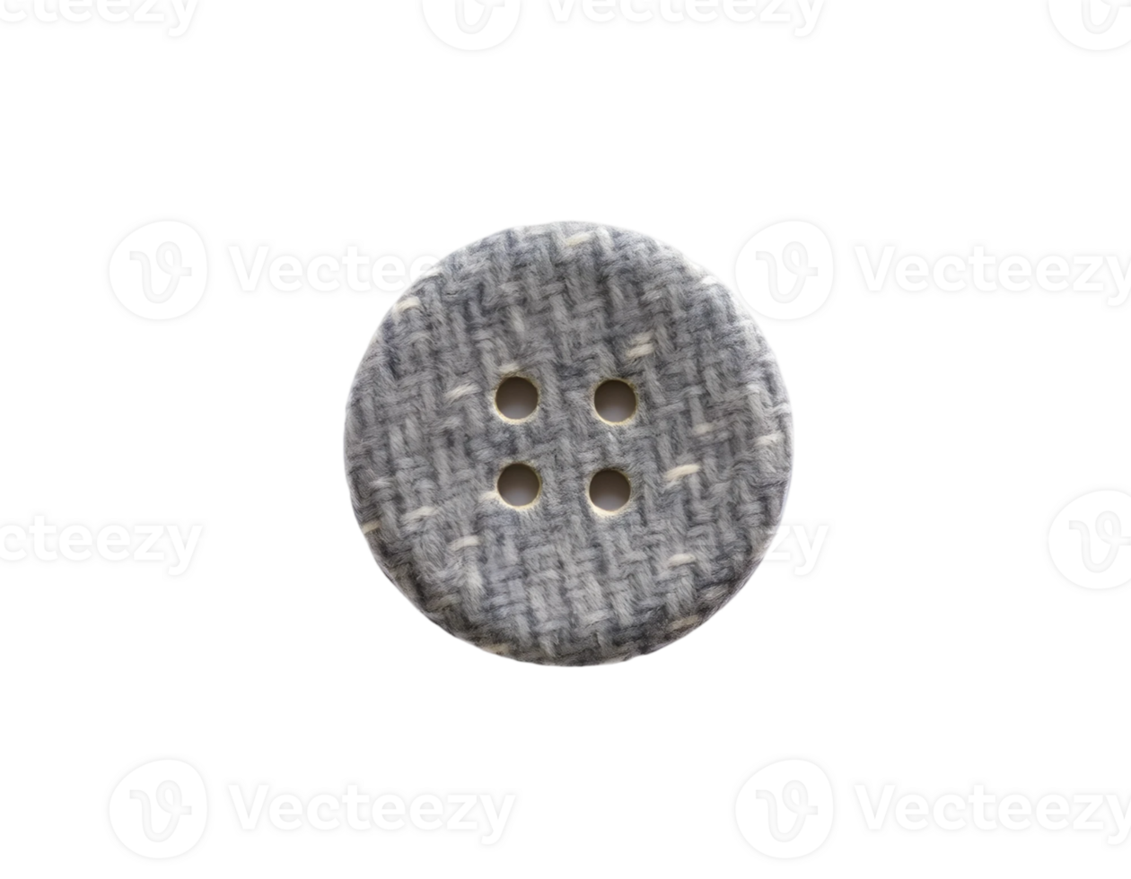 Realistic sewing button isolated on transparent background png