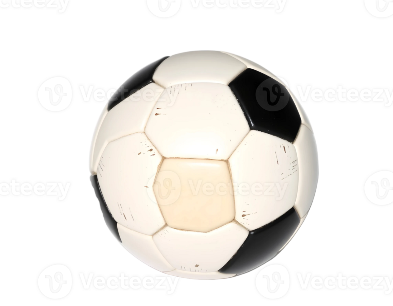 A Soccer ball isolated on a transparent background png