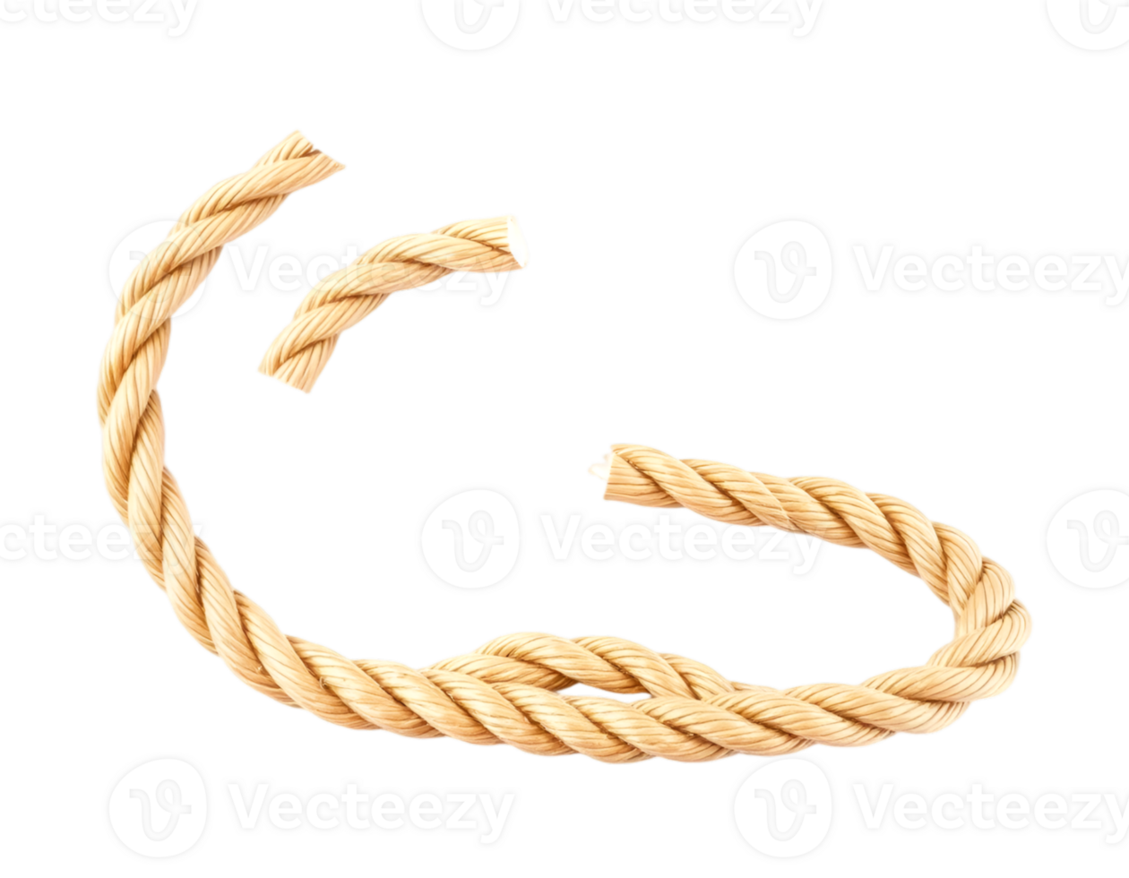 Realistic twisted rope png