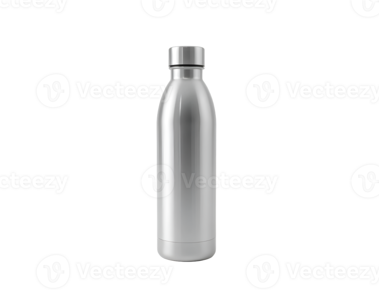Plastic bottle mockup isolated on transparent background png
