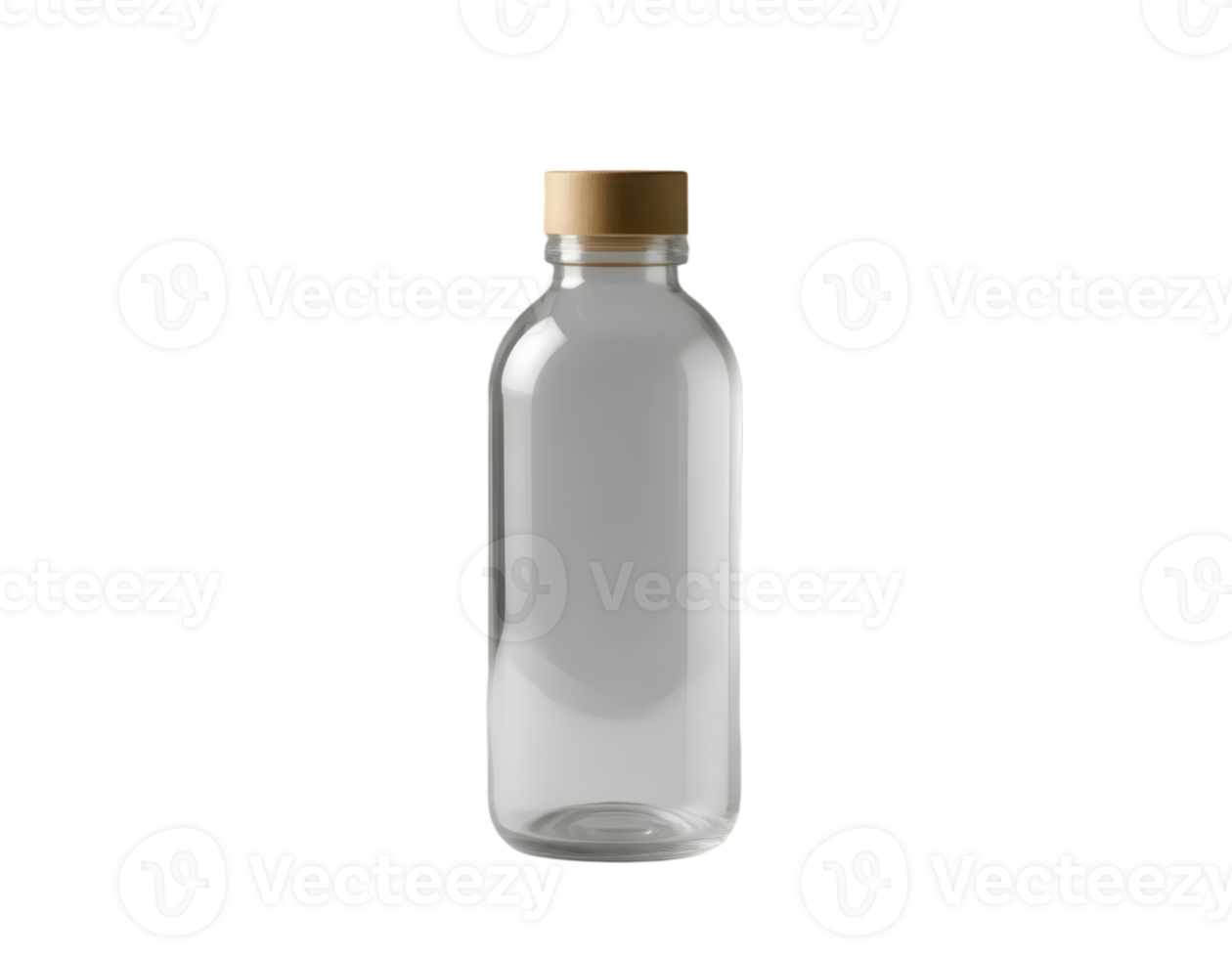 Transparent Glass Bottle Isolated On Transparent Background png