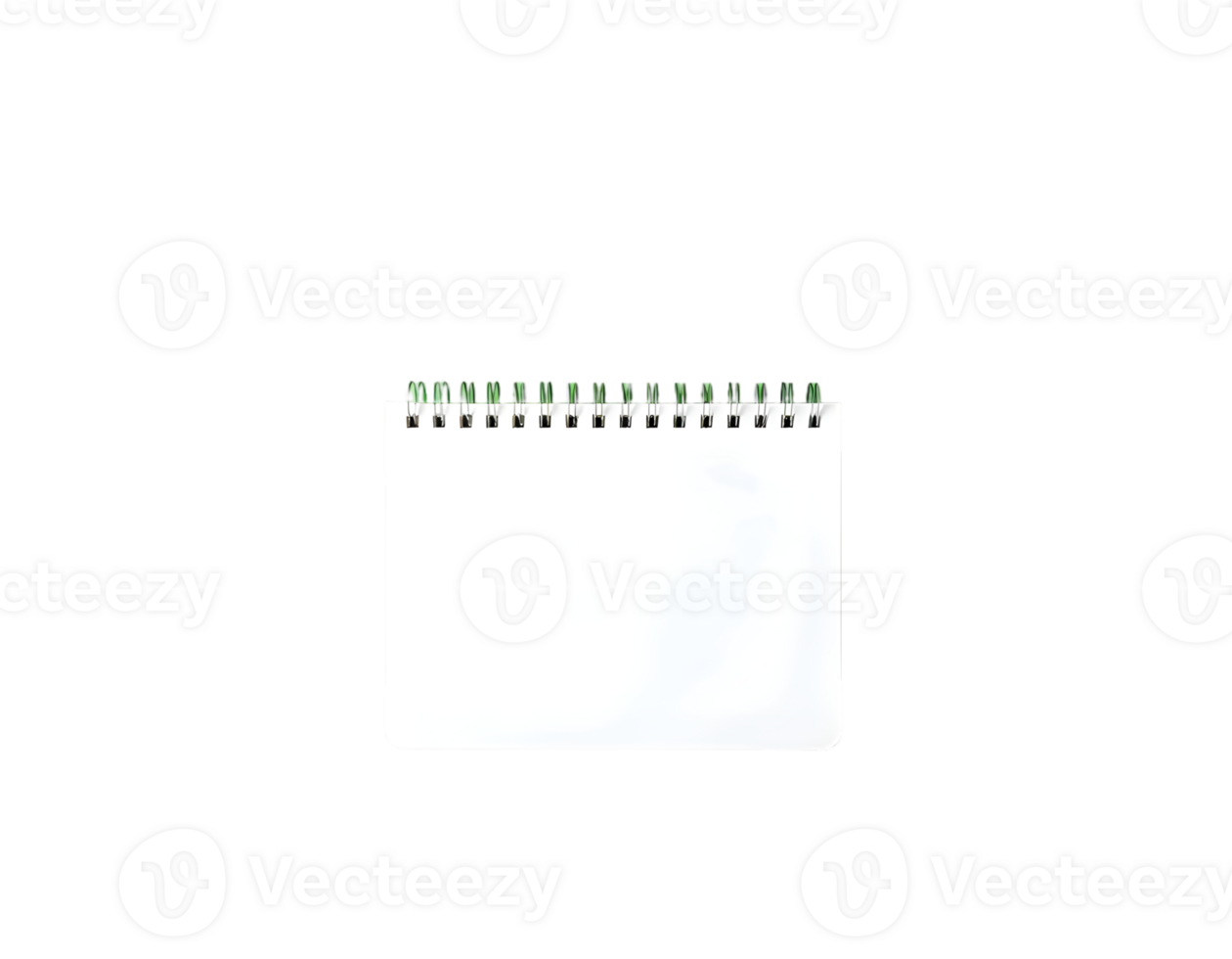 Blank paper calendar isolated on transparent background png
