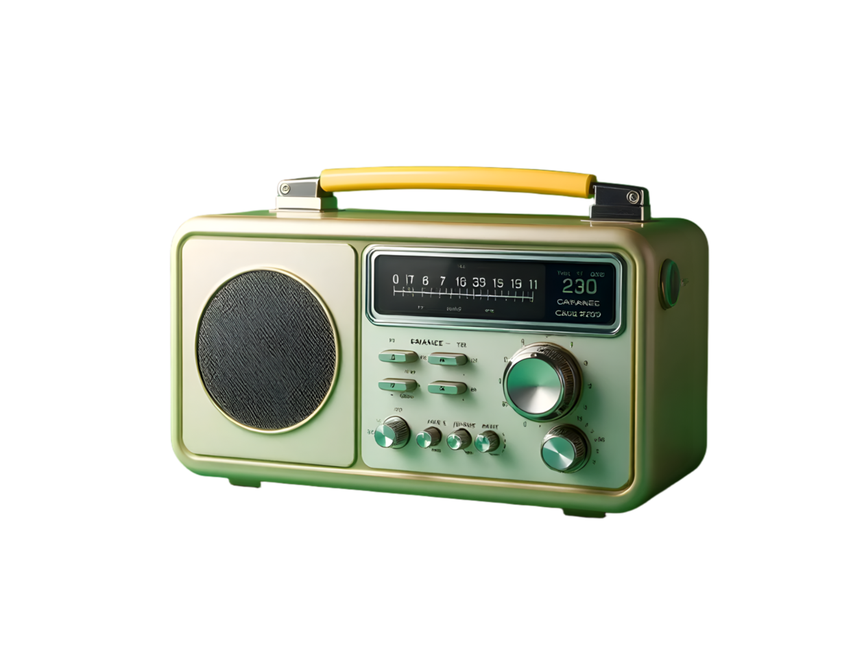 Radio receiver isolated on a transparent background png