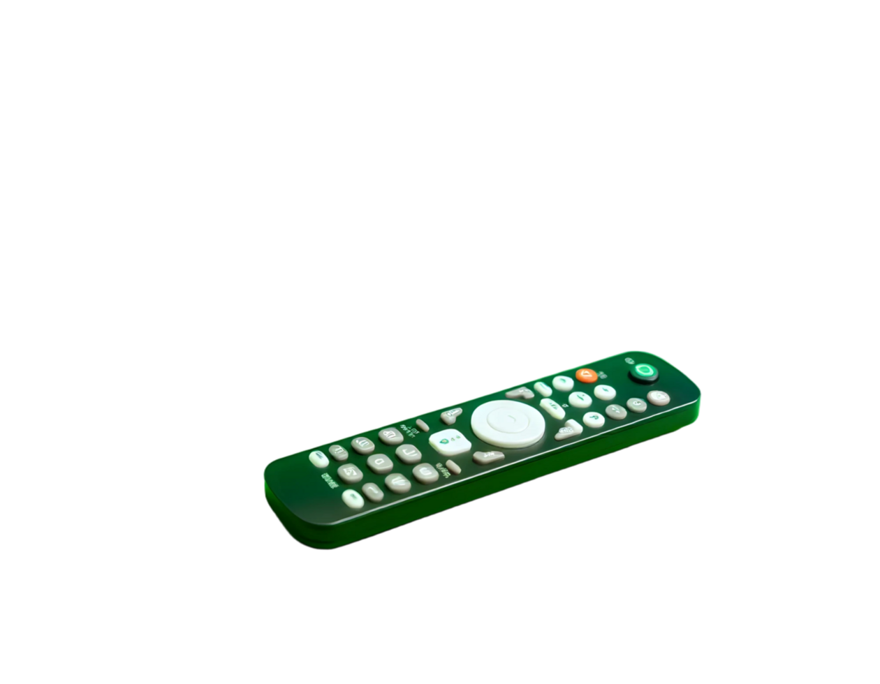 TV remote control isolated on transparent background png