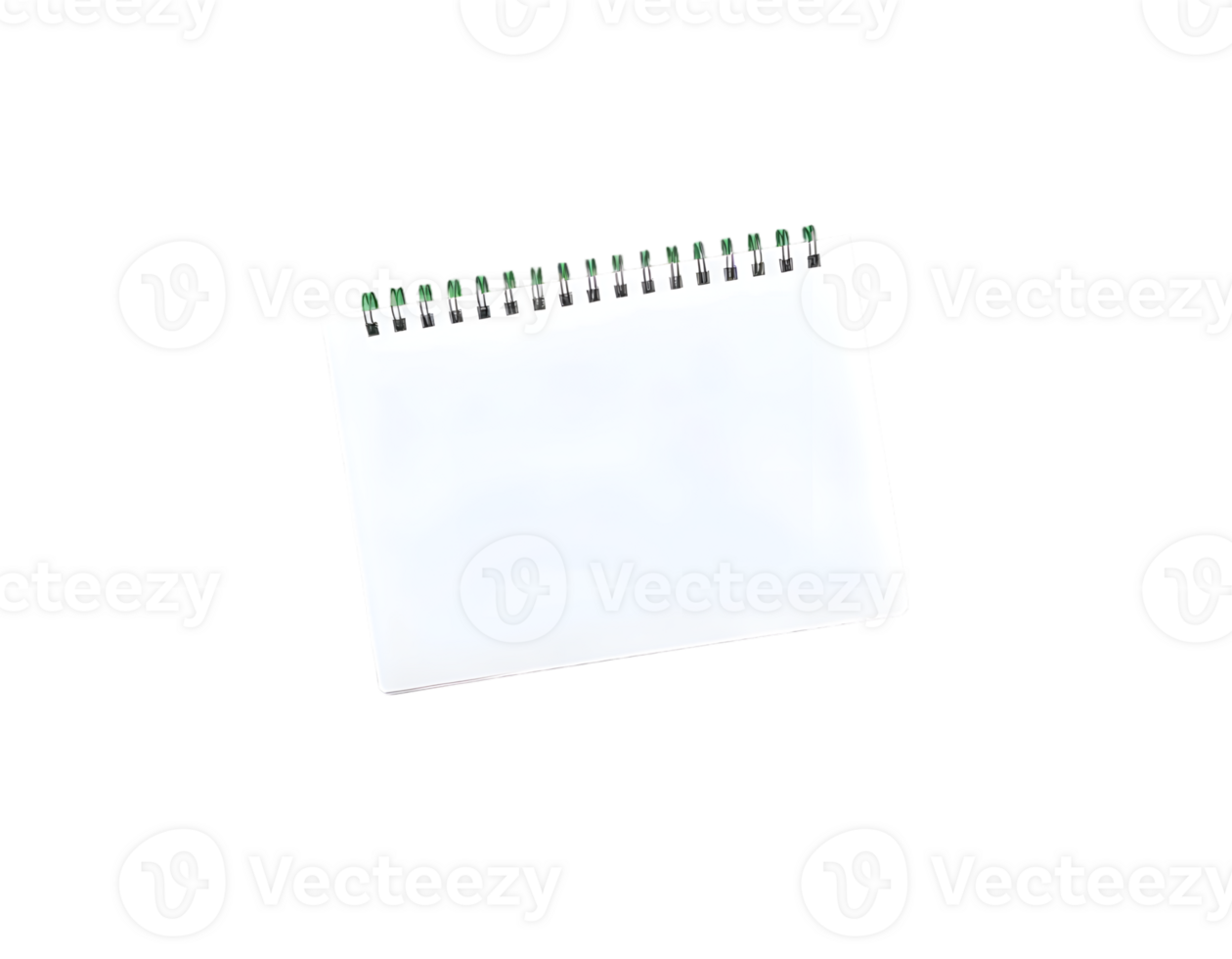 Blank paper notepad isolated on transparent background png