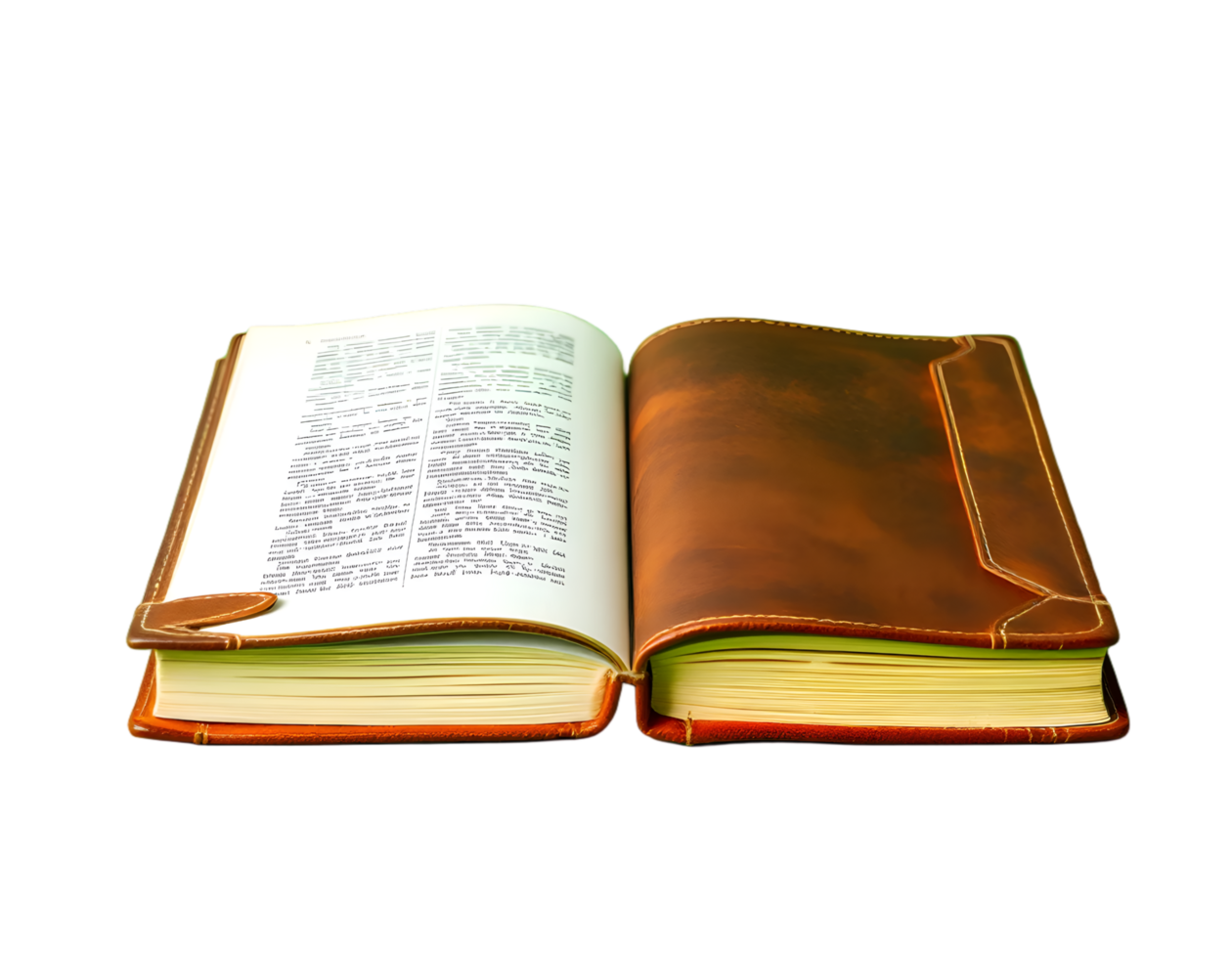 Open book with bookmark isolated on transparent background png