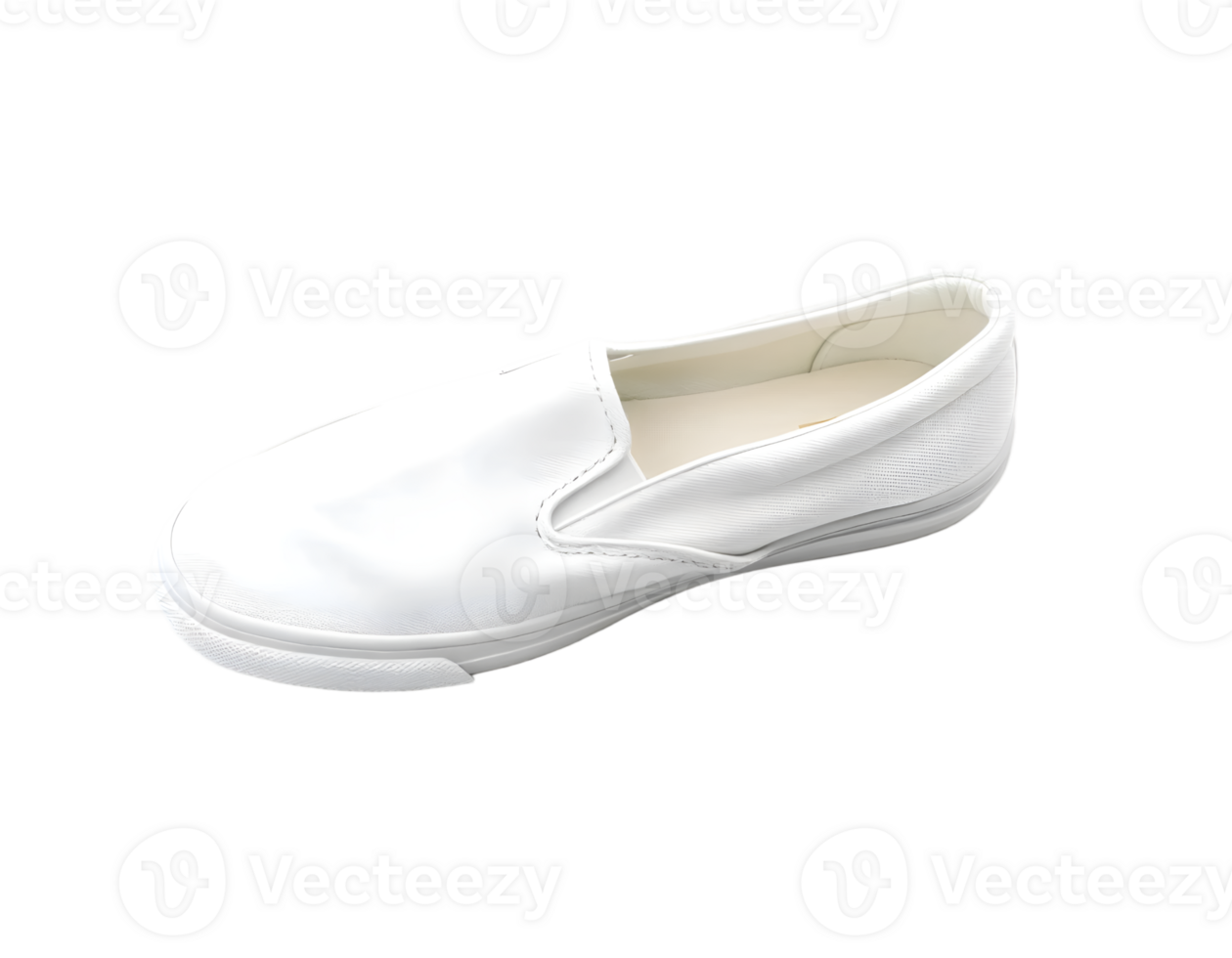 White slippers isolated on transparent background png