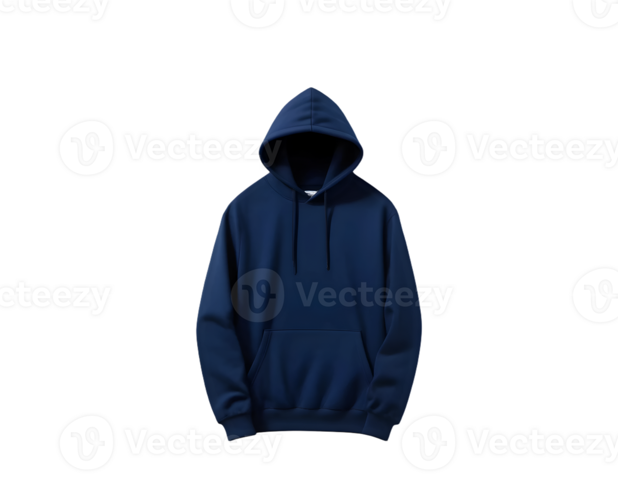 Blue hoodie isolated on transparent background png