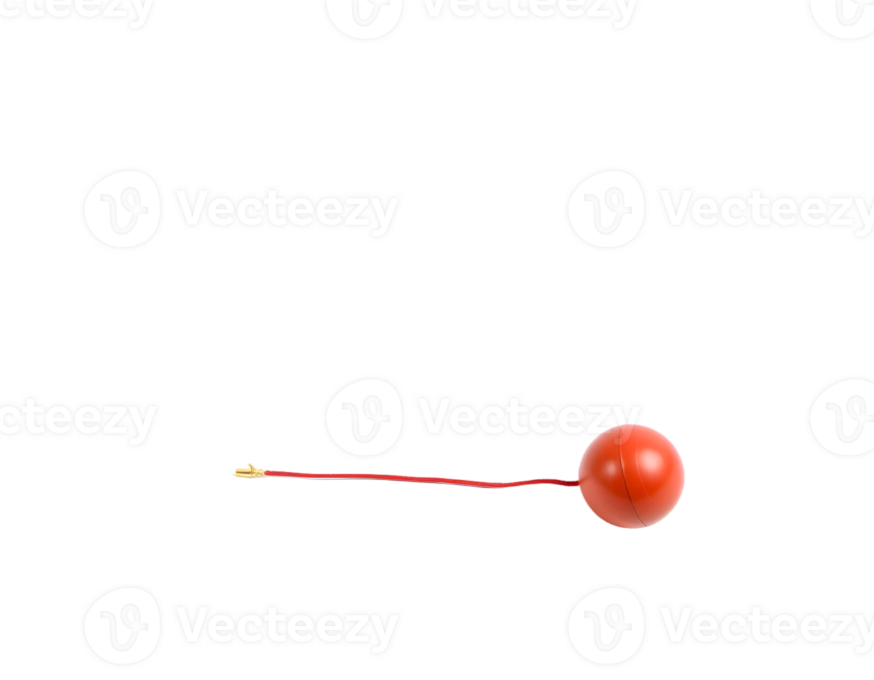 Red spermatozoons floating on a transparent background png