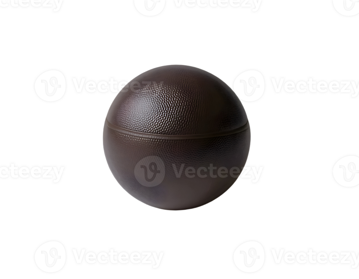 Realistic leather rugby ball isolated on transparent background png
