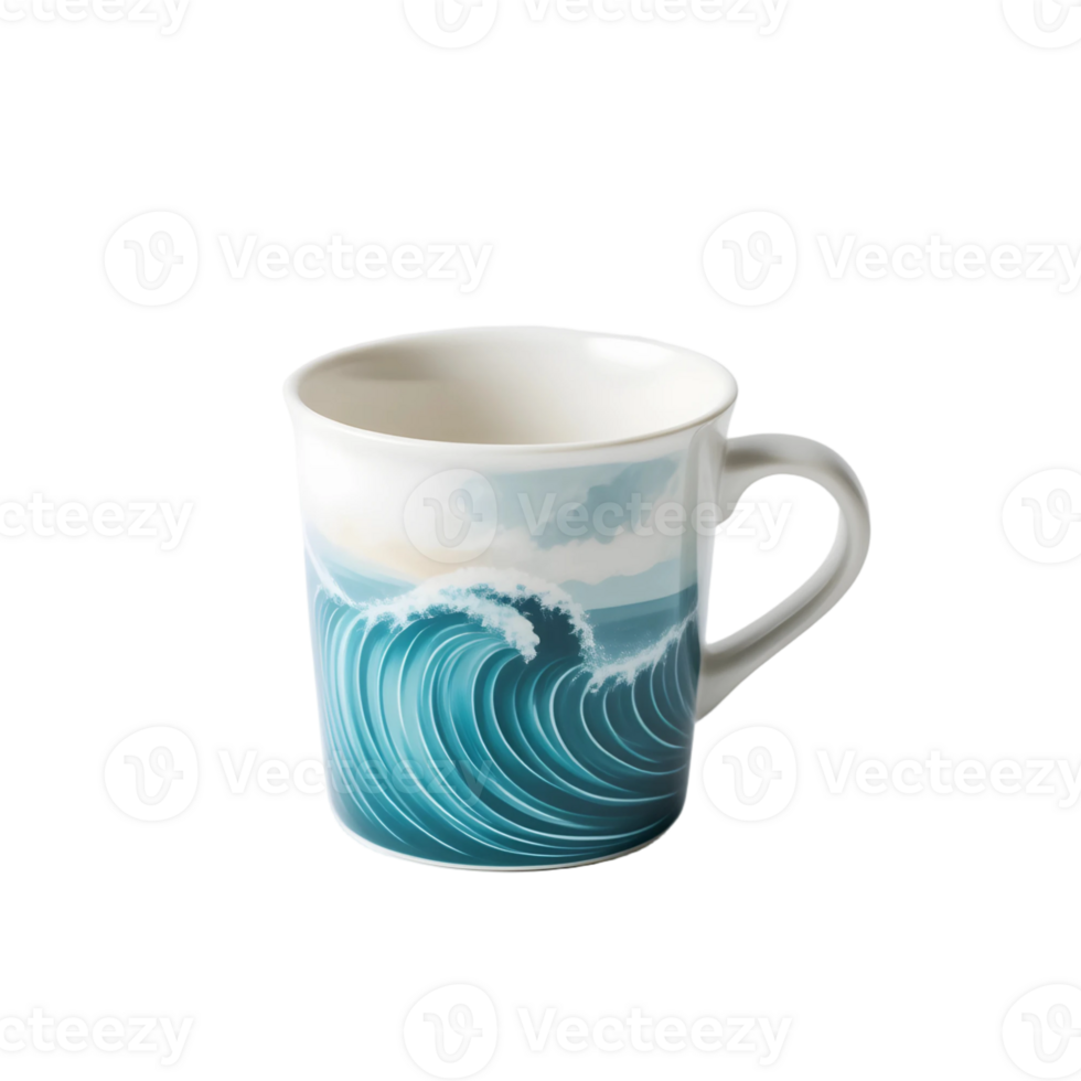 Realistic Detailed 3d Coffee Mug Template png