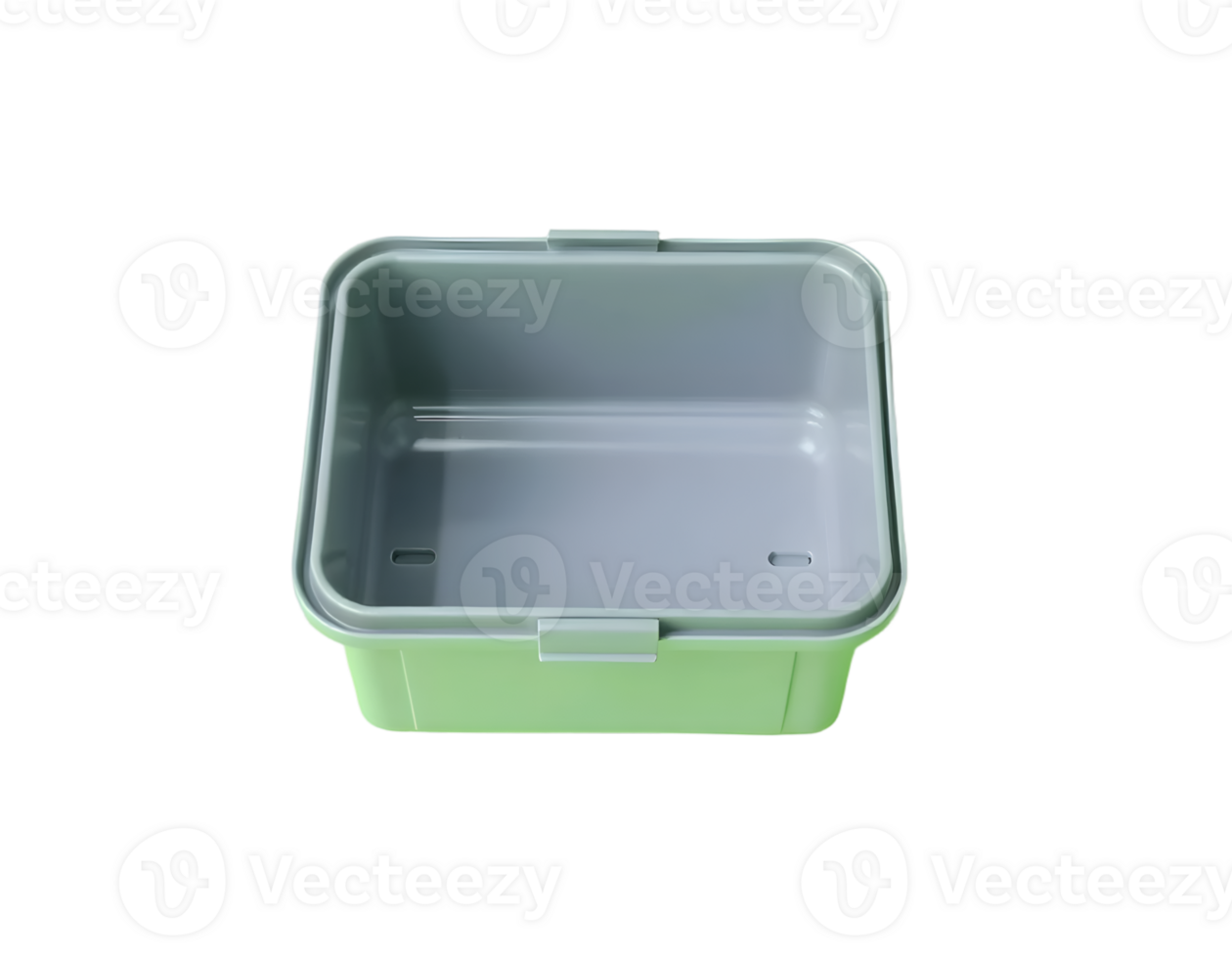 Plastic lunch box isolated on a transparent background png
