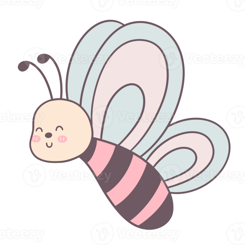 Cute Pastel Butterfly Clipart png