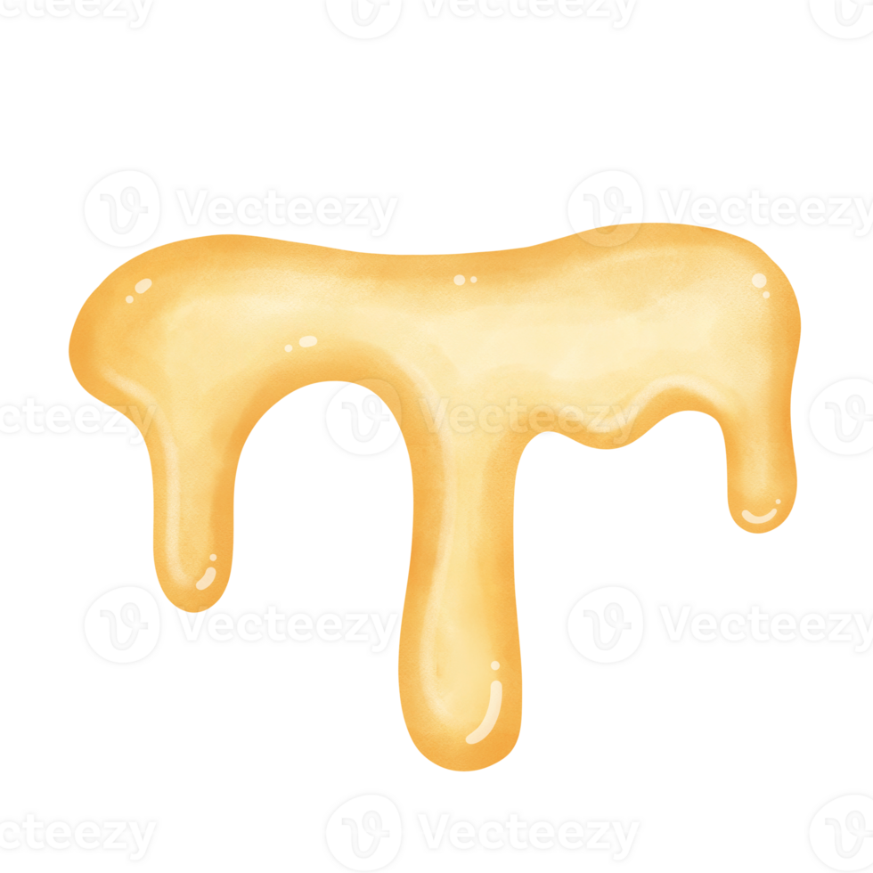 Dripping Honey Clipart, Cute Sweet Honey Drop Illustration png